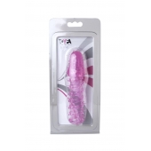 Розовая насадка с нежными шипами - 13,5 см. - Toyfa Basic - в Королеве купить с доставкой