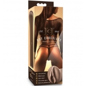 Коричневый мастубратор-вагина Nicole s Kitty - Blush Novelties - в Королеве купить с доставкой