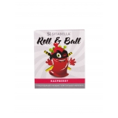 Стимулирующий презерватив-насадка Roll   Ball Raspberry - Sitabella - купить с доставкой в Королеве
