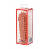 Телесная насадка на фаллос с бугорками KOKOS Extreme Sleeve 10 - 15,8 см. - KOKOS - в Королеве купить с доставкой