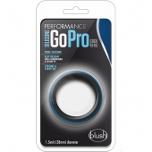 Черно-синее эрекционное кольцо Silicone Go Pro Cock Ring - Blush Novelties - в Королеве купить с доставкой