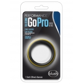 Черно-желтое силиконовое эрекционное кольцо Silicone Go Pro Cock Ring - Blush Novelties - в Королеве купить с доставкой