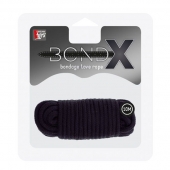 Черная веревка для связывания BONDX LOVE ROPE - 10 м. - Dream Toys - купить с доставкой в Королеве