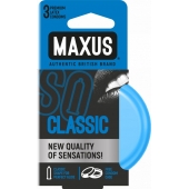 Классические презервативы в железном кейсе MAXUS Classic - 3 шт. - Maxus - купить с доставкой в Королеве