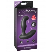 Черный массажер простаты Electro Stim Prostate Vibe с электростимуляцией - 13,3 см. - Pipedream - купить с доставкой в Королеве