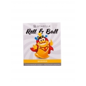 Стимулирующий презерватив-насадка Roll   Ball Banana - Sitabella - купить с доставкой в Королеве