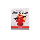 Стимулирующий презерватив-насадка Roll   Ball Cherry - Sitabella - купить с доставкой в Королеве