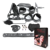 Чёрно-серебристый набор БДСМ - Секс-кукла с вибрирующей вагиной и анусом Jamie Lynn CyberSkin Vibrating Doll with Pussy   Ass - купить с доставкой в Королеве