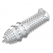 Закрытая прозрачная насадка Crystal sleeve - 14,2 см. - Erowoman-Eroman - в Королеве купить с доставкой