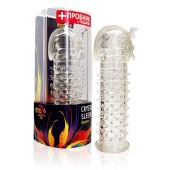 Закрытая прозрачная насадка на пенис Crystal Sleeve Faraon - 13,5 см. - Erowoman-Eroman - в Королеве купить с доставкой