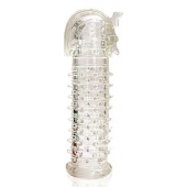 Закрытая прозрачная насадка на пенис Crystal Sleeve Faraon - 13,5 см. - Erowoman-Eroman - в Королеве купить с доставкой