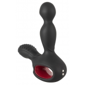 Черный вибромассажер простаты с нагревом и ротацией Prostate Plug - 14,5 см. - Orion - в Королеве купить с доставкой