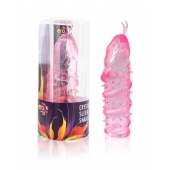 Закрытая рельефная насадка Crystal sleeve snakes в виде змеи с усиками - 14 см. - Erowoman-Eroman - в Королеве купить с доставкой