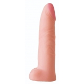 Телесная насадка на Harness с коннектором BLACK LINE - 18,5 см. - LOVETOY (А-Полимер) - купить с доставкой в Королеве