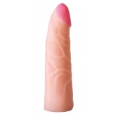 Фаллическая насадка на трусики харнесс - 17,5 см. - LOVETOY (А-Полимер) - купить с доставкой в Королеве