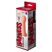 Телесная насадка на Harness с коннектором RED LINE - 13 см. - LOVETOY (А-Полимер) - купить с доставкой в Королеве