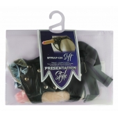 Черный пояс-трусики с двумя насадками Soft-Dolli - 16,5 и 10,5 см. - LOVETOY (А-Полимер) - купить с доставкой в Королеве