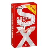 Утолщенные презервативы Sagami Xtreme Feel Long с точками - 10 шт. - Sagami - купить с доставкой в Королеве