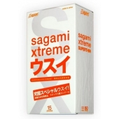 Ультратонкие презервативы Sagami Xtreme SUPERTHIN - 15 шт. - Sagami - купить с доставкой в Королеве