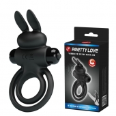 Черное эрекционное кольцо с вибростимуляцией клитора Vibrant Penis Ring III - Baile - в Королеве купить с доставкой