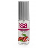 Смазка на водной основе S8 Flavored Lube со вкусом вишни - 50 мл. - Stimul8 - купить с доставкой в Королеве