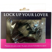 Черные меховые наручники Love с ключиками - Baile - купить с доставкой в Королеве