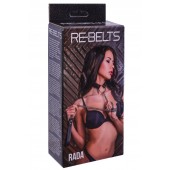 Черный поводок и чокер с кольцом Rada - Rebelts - купить с доставкой в Королеве