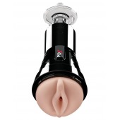 Телесный вибромастурбатор-вагина Cock Compressor Vibrating Stroker - Pipedream - в Королеве купить с доставкой