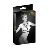 Черная упряжь на грудь Laura - Bijoux Pour Toi - купить с доставкой в Королеве
