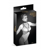Черная упряжь на грудь Julia - Bijoux Pour Toi - купить с доставкой в Королеве