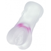 Прозрачный реалистичный мастурбатор Juicy Pussy Crystal Rose - ToyFa - в Королеве купить с доставкой