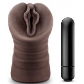 Коричневый мастурбатор-вагина Alexis - Blush Novelties - в Королеве купить с доставкой