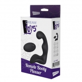 Черный вибромассажер простаты REMOTE BOOTY PLEASER - Dream Toys - в Королеве купить с доставкой