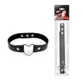 Черный ошейник с сердечком - Notabu - купить с доставкой в Королеве