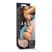 Телесный мастурбатор-ротик Angie - Blush Novelties - в Королеве купить с доставкой