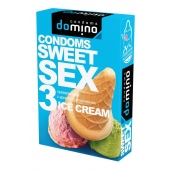 Презервативы для орального секса DOMINO Sweet Sex с ароматом мороженого - 3 шт. - Domino - купить с доставкой в Королеве