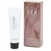 Лубрикант на водной основе Slow Sex Anal Play Gel - 30 мл. - Bijoux Indiscrets - купить с доставкой в Королеве