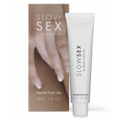 Гель для мастурбации с ароматом кокоса Slow Sex Finger Play Gel - 30 мл. - Bijoux Indiscrets - купить с доставкой в Королеве