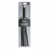Черная плеть Easytoys Flogger With Metal Grip - 38 см. - Easy toys - купить с доставкой в Королеве