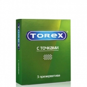 Текстурированные презервативы Torex  С точками  - 3 шт. - Torex - купить с доставкой в Королеве