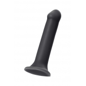 Черный фаллос на присоске Silicone Bendable Dildo XL - 20 см. - Strap-on-me - купить с доставкой в Королеве