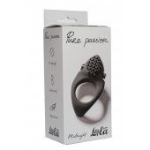 Черное эрекционное виброкольцо Pure Passion Midnight - Lola Games - в Королеве купить с доставкой