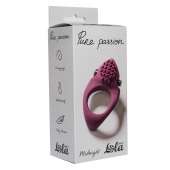 Бордовое эрекционное виброкольцо Pure Passion Midnight - Lola Games - в Королеве купить с доставкой