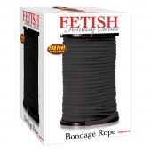 Черная веревка для связывания Bondage Rope - 60,9 м. - Pipedream - купить с доставкой в Королеве