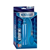Синяя вакуумная помпа MENZSTUFF PENIS ENLARGER - Dream Toys - в Королеве купить с доставкой