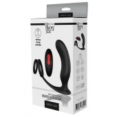 Черный массажер простаты REMOTE P-PLEASER - Dream Toys - в Королеве купить с доставкой
