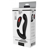 Черный вибромассажер простаты SWIRLING P-PLEASER - Dream Toys - в Королеве купить с доставкой