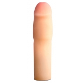 Телесная насадка-удлинитель на пенис PERFORMANCE 1.5INCH COCK XTENDER - 16 см. - Blush Novelties - в Королеве купить с доставкой
