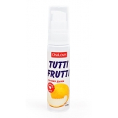 Гель-смазка Tutti-frutti со вкусом сочной дыни - 30 гр. - Биоритм - купить с доставкой в Королеве