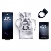 Темно-серое эрекционное кольцо Vibrating Love Ring с вибрацией - Fifty Shades of Grey - в Королеве купить с доставкой